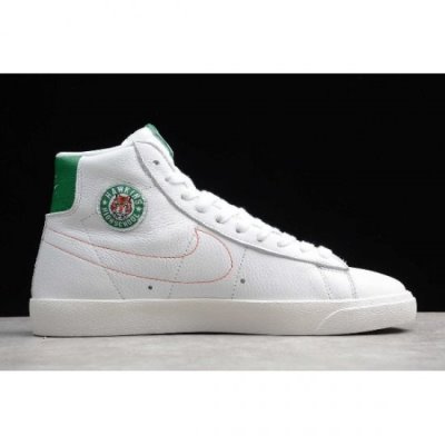 Nike Blazer Mid Qs Hh Beyaz / Yeşil Kaykay Ayakkabı Türkiye - ESX3INNA